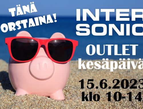 Tervetuloa Intersonic Outlet-kesäpäivään tämän viikon torstaina 15.6. klo 10-14