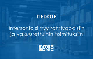 Intersonic toimitusehdot