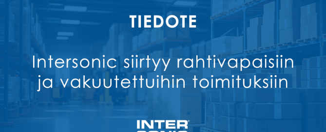 Intersonic toimitusehdot
