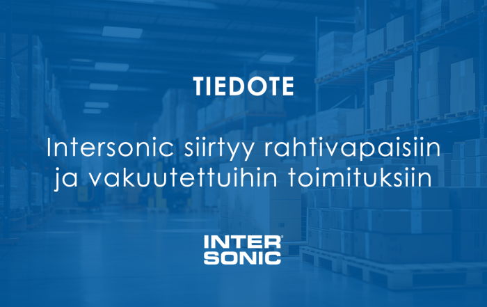 Intersonic toimitusehdot