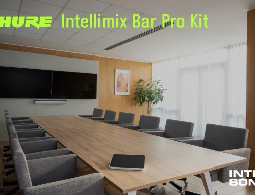 Shure IntelliMix Bar Pro Kit – videobar, jota voi kasvattaa myös muilla MXA-tuotteilla
