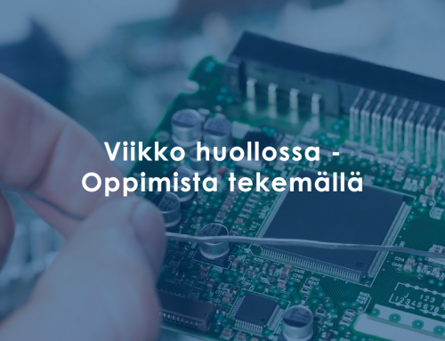 Mitä työssäoppiminen huollossa tarkoittaa käytännössä? Viikko Intersonicilla