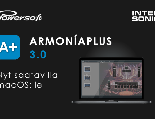 Powersoft ArmoníaPlus 3.0 nyt macOS:lle