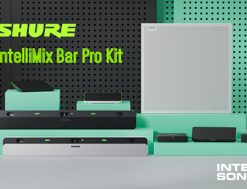 Shure IntelliMix Bar Pro kokoaa neuvotteluhuoneen tekniikan yhteen laitteeseen