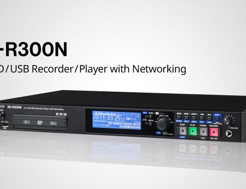 Tascam SS-R300N siirtää tallenteet palvelimelle ilman muistikortin irrottamista